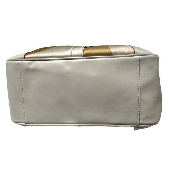 Coach Y2K Ltd Ed Ergo Multi Color Signature Scarf Print Shoulder Tote Bag Purse - Picture 8 of 16